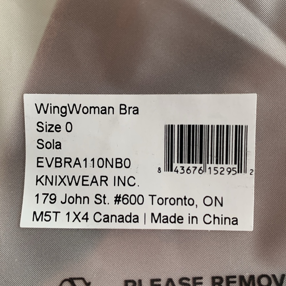 Knix WingWoman Contour Bra Size 0 - Picture 9 of 9
